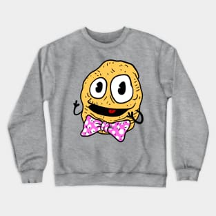 happy bow tie potato man. Crewneck Sweatshirt